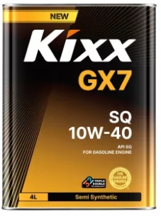 Масло моторное 10W40, SQ, GX7 KIXX 4л П/Синтетическое