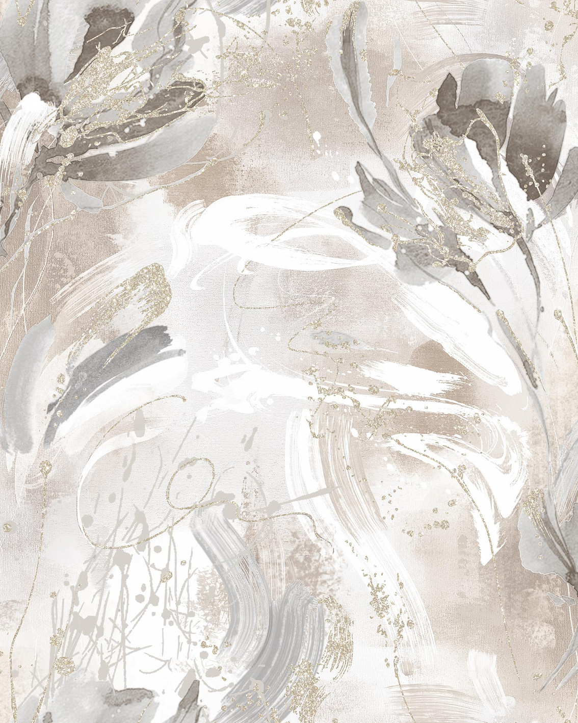 283362 Обои флизелиновые Flamenco, мотив бежевый 1,06x10,05м