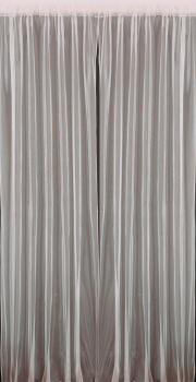 Тюль "ЛОТТА" 145x280 см, цвет: белый (2 шт)
