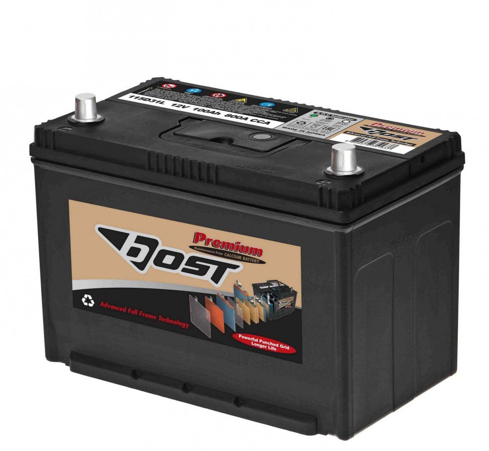 115D31L BOST Аккумулятор 115D31L Ёмкость 100Ah, CCA, Пусковой ток 800А BOST PREMIUM MF