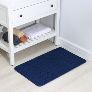 Коврик для ванной SAVANNA Memory foam, 50×80 см, синий