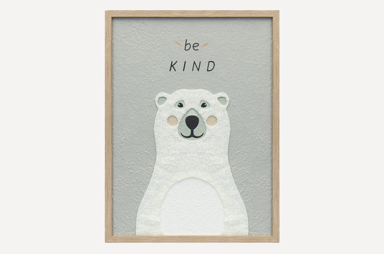 Постер детский Кидди Be Kind