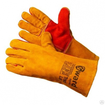 Перчатки Краги сварщика короткие (желтые)