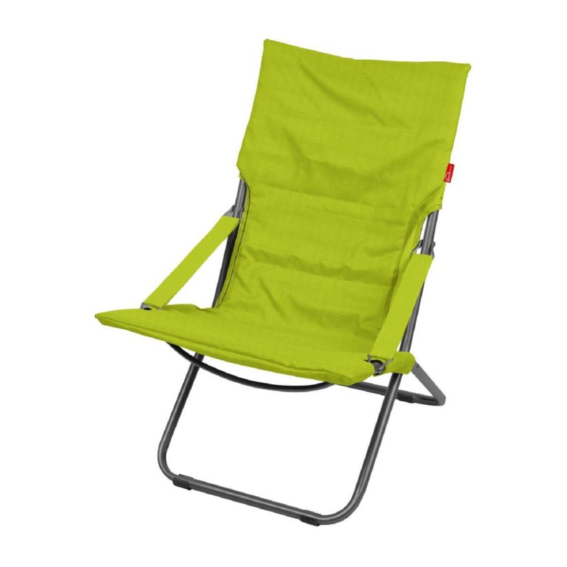 Кресло-шезлонг, 450х520х850мм, складное, киви Haushalt до 120 кг. 