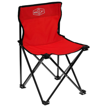 Кресло туристическое, складное 35 х 35 х 56 см, до 100 кг, цвет красный
