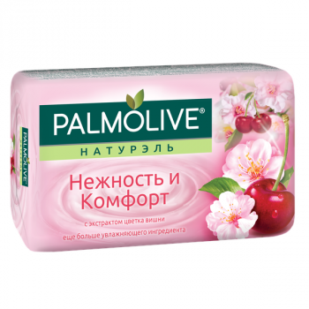 Мыло туалетное Палмолив Натурель "Нежность и комфорт" цветок вишни 90гр