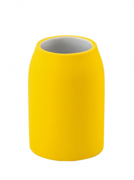 Стакан UNNA светло-желтый, керамика/резина