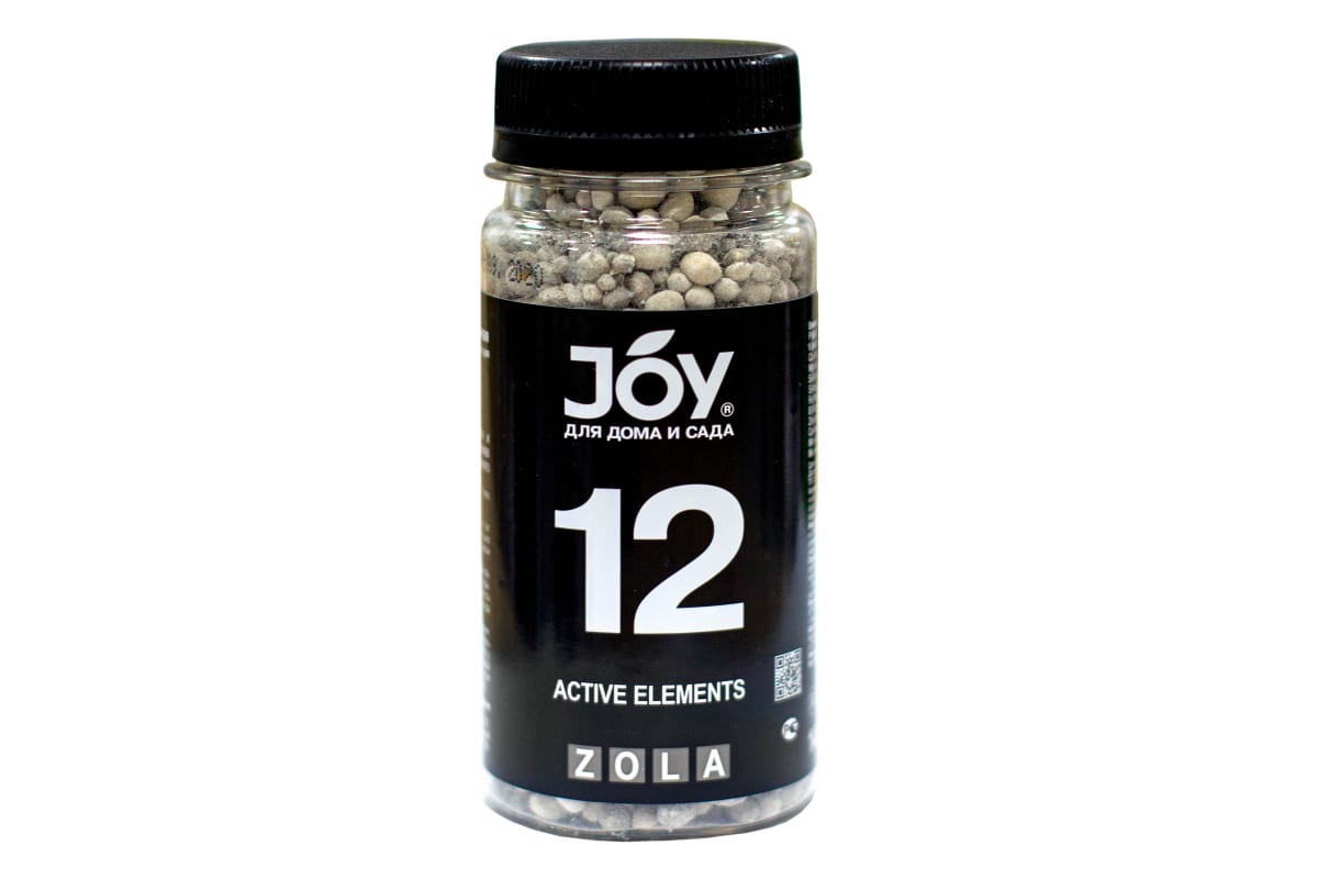 ЗОЛА ГРАНУЛИРОВАННАЯ JOY 12 ACTIVE ELEMENTS, флакон 140г - купить выгодно!