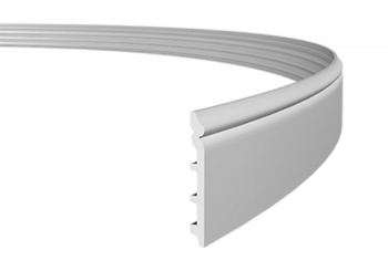 Плинтус гибкий Flex 3 м. белый