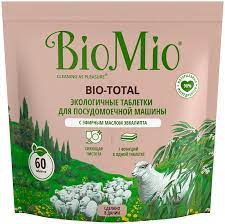 Таблетки BioMio Bio-Total для п/м машины с маслом эвкалипта 1/60 табл.