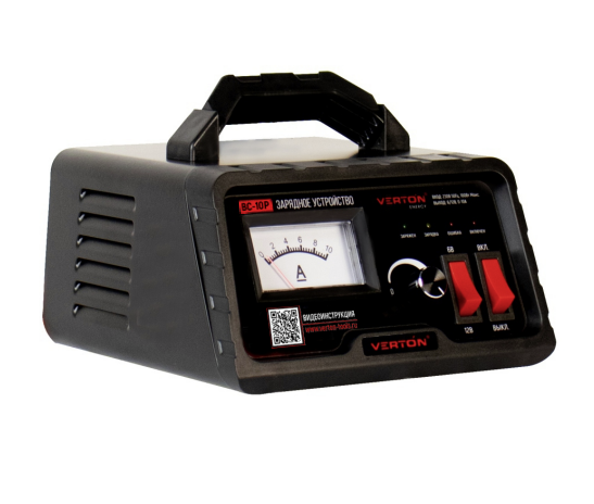 01.12779.17919 Зарядное уст-во VERTON Energy BC-10Р (100Вт, 6-12В, 6-100 Ач)