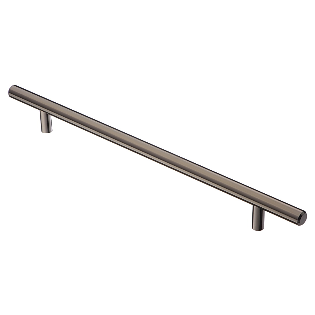 R-3020-224 BN Ручка-рейлинг 224мм, диаметр 12 мм, черный хром