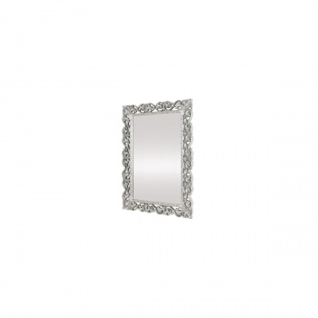Зеркало декоративное "Бергамо", черный, 49,5 см, D зеркала 28 см