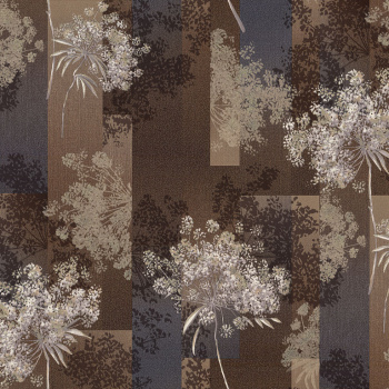 Обои флизелиновые "Ikebana", мотив темно-коричневый 1,06x10,05 м 