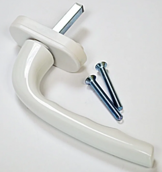 Ручка мет., Gamma, для пластикового окна, штифт 37 мм (белый 1 шт)