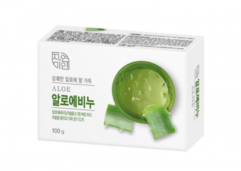 Мыло освежающее с экстрактом Алоэ вера "Fresh Aloe Soap"100 г