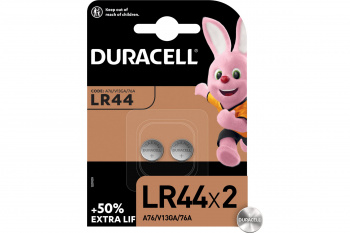 Элемент питания Duracell NEW LR44-2BL	