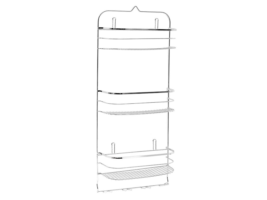 501-003-07 Полка 3-х ярусная настенная прямоугол. 29,5х69х11,5см