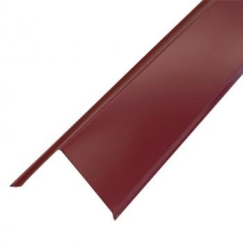 Планка торцевая для металлочерепицы 100х150х0,45мм 2,5м Красное вино RAL300