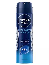 Дезодорант спрей мужской NIVEA Грейпфрут и мята 150мл