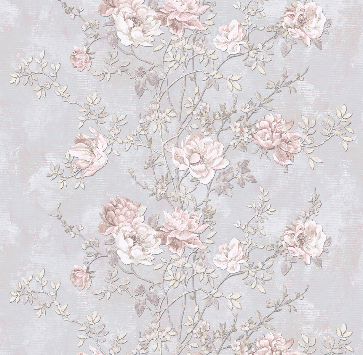 283557 Обои флизелиновые Verona мотив светло-серый 1,06x10,05м