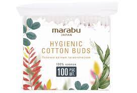 Ватные палочки MARABU Botanica зип-пакет 100шт/уп