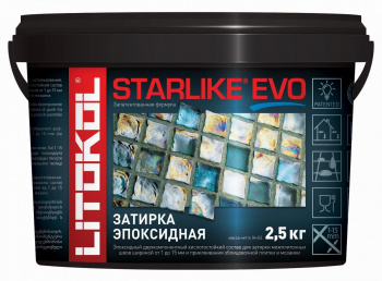 Затирка эпоксидная STARLIKE EVO BIANCO TITANIO/БЕЛЫЙ ТИТАН S.105  (2,5kg )