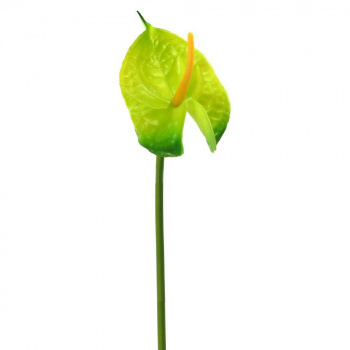 Цветок искусственный "Антуриум", H60 см, 3в