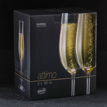 Набор бокалов для шампанского 180 мл "Аттимо" 6шт 1664953