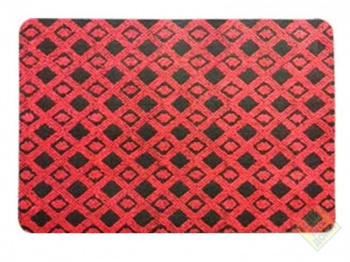 Коврик "Fusion"  50х80 см,  красный/черный, SUNSTEP