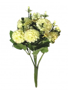 Цветок искусст  Букет Гортензии (полипропилен, полиэстер) 29x19x12см