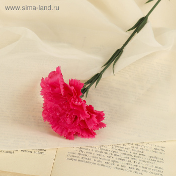 Цветы искусственные "Гвоздика розовая" 40 см          