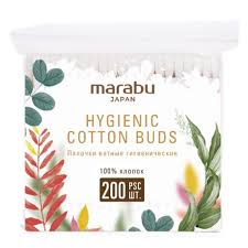 Ватные палочки MARABU Botanica зип-пакет 200шт/уп