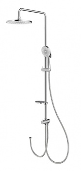 Гарнитур для душа с верх.лейкой 250 мм, высота 1139 мм, шланг, 3-режим лейка, Ideal Spa ILSSB3FM76