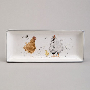 БЛЮДО LEFARD "FUNNY HENS" 28*12*3 СМ