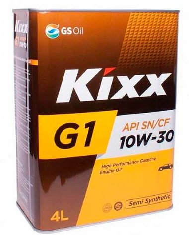 L210844TR1 Масло моторное 10W30 SN Plus-GF-5 KIXX G1 4л полусинтетическое