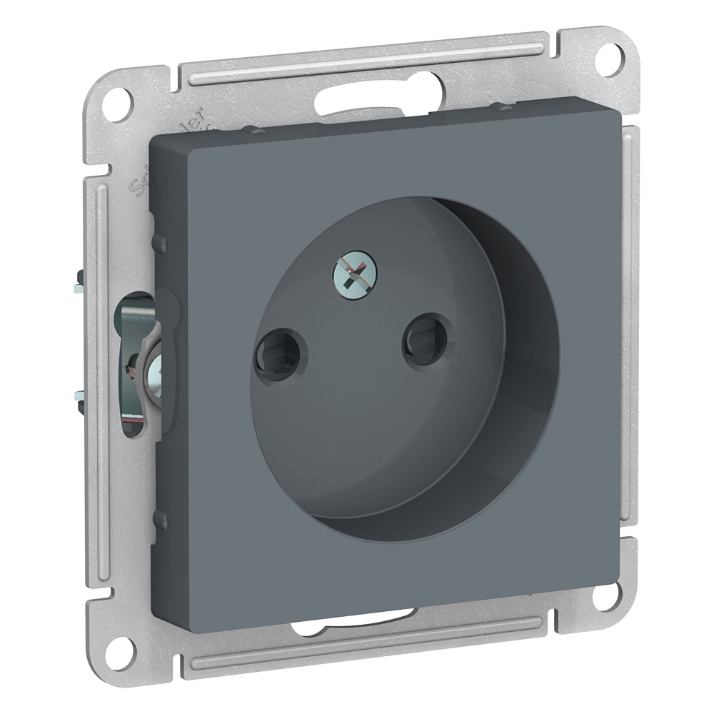 ATN000749 AtlasDesign грифель Розетка СП 1м шторки 16А механизм SchE