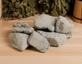 Камень "Порфирит", обвалованный, в коробке по 20 кг