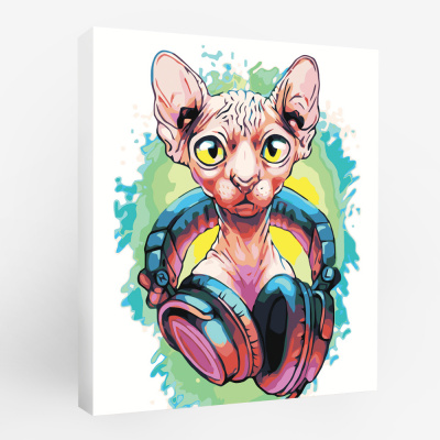 Lp13-656 Картина по номерам Музыкант 40х50 см.