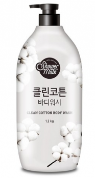 Гель для душа с ароматом хлопка Shower Mate Clean Cotton 1200г