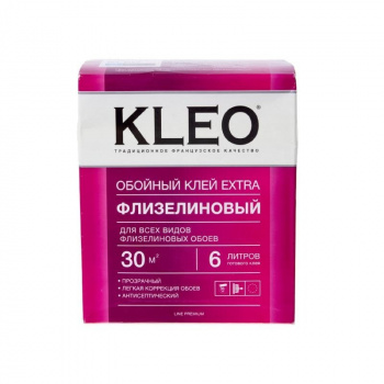 Клей для флизелиновых обоев, сыпучий KLEO EXTRA 45 (320г)