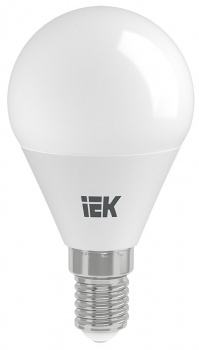 Лампа светодиодная G45 шар 5Вт 230В Е14 4000К, нейтральный белый  ИЭК ECO