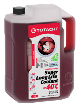 Антифриз TOTACHI SUPER LONG LIFE COOLANT Red -40C 4л