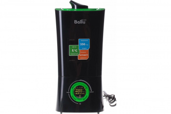 Увлажнитель ультразвуковой Ballu UHB-205, 23Вт, 3,6 литра, 40 м2, арома функция, черный/зеленый