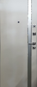 Дверь входная Кадос Альте 960*2050мм, правая, букле черный/аляска 