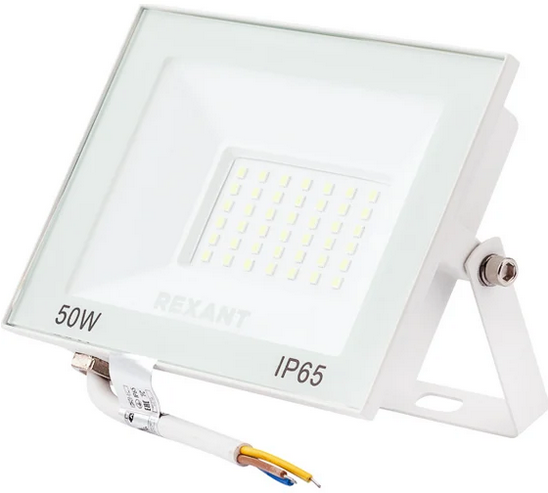 Screenshot 2024-10-16 at 16-49-55 Светодиодный прожектор REXANT LED 50 Вт 4000 Лм 5000 K белый корпус 605-026