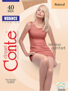 Колготки CONTE NUANCE 40 nero 4, 1 шт