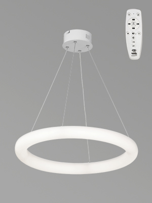 Люстра подвесная V2543DT-0/1S, LED 69Вт, 2700-6500К, 40м2 цвет белый