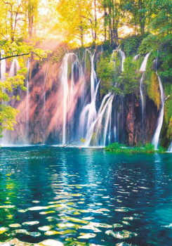 Фотообои Bellissimo "Горный водопад", 4 листа 140х200см