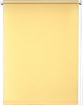 Штора рулонная Плайн светло-желтый 160х175 см.